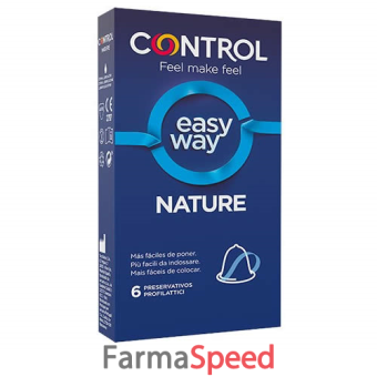 profilattico control new nature easy way 6 pezzi