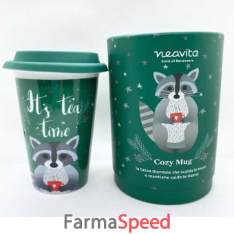 neavita tazza thermos winter animals procione tony