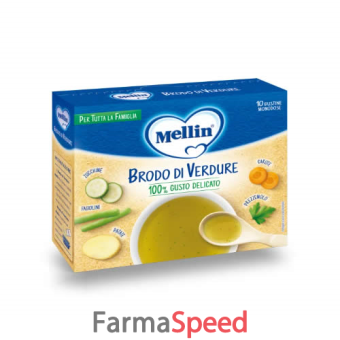 mellin brodo di verdure 10 x 8 g