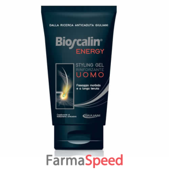 bioscalin energy styling gel rinforzante uomo