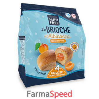 nutrifree le brioche albicocca 200 g