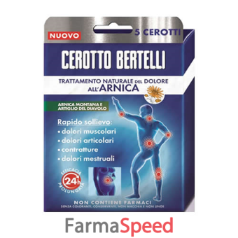 bertelli cerotto arnikos 5 pezzi