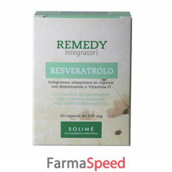 remedy resveratrolo 60 capsule 590 mg