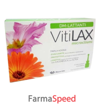 vitilax microclismi lattanti 6 x 3 g