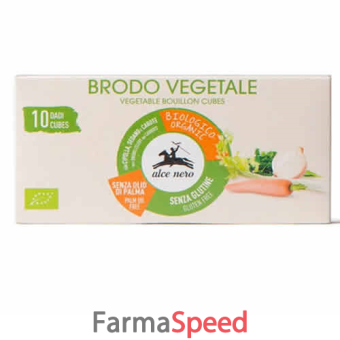 alce nero dado vegetale biologico senza olio di palma 100 g