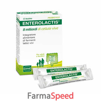 enterolactis 8 miliardi 12 bustine orosolubili