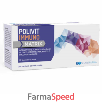 polivit immuno matrix 10 flaconcini da 10 ml
