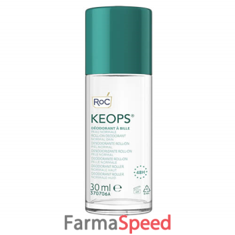 roc keops deodorante roll-on pelle normale 48h 30 ml
