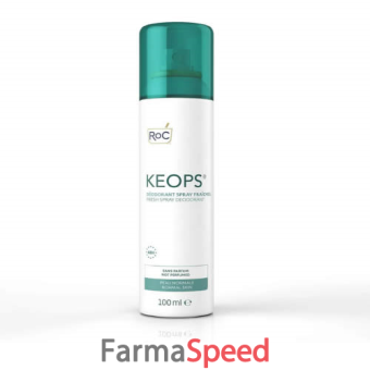 roc keops deodorante spray fresco 48h 100 ml