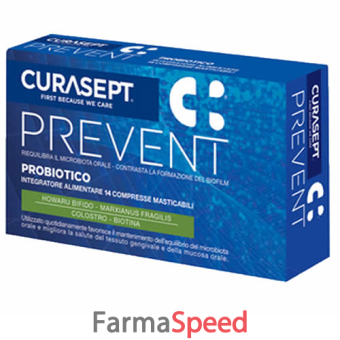 curasept prevent probiotco 14 compresse masticabili