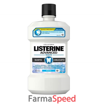 listerine advanced white 500 ml gusto delicato