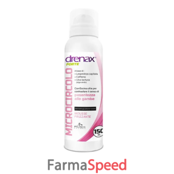 drenax forte microcircolo mousse 150 ml
