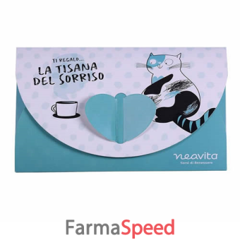 neavita biglietto sorriso con 1 tisana fragole e champagne