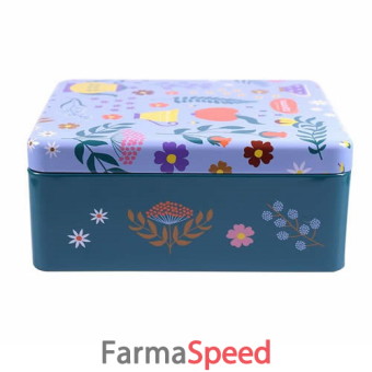 neavita garden infusion cofanetto latta azzurro 20 tisane assortite bio
