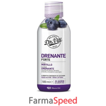 dr viti drenante forte mirtillo 500 ml senza zuccheri