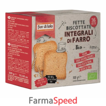 fette biscottate farro integrali bio