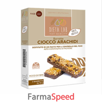 dlab barretta cioccolato arachidi pasto sostitutivo 3 pezzi