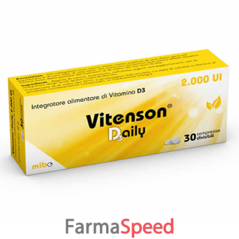 vitenson daily d3 2000 ui 30 compresse divisibili