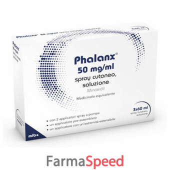 phalanx*spray cutaneo soluzione 60 ml 50 mg/ml 3 flaconi