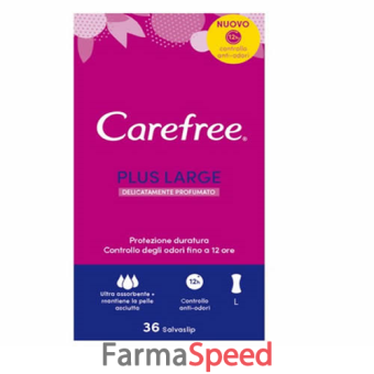 carefree maxi salvaslip 36 pezzi