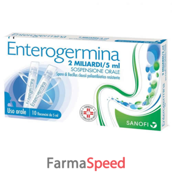 enterogermina*orale sosp 10 flaconcini 2 mld 5 ml