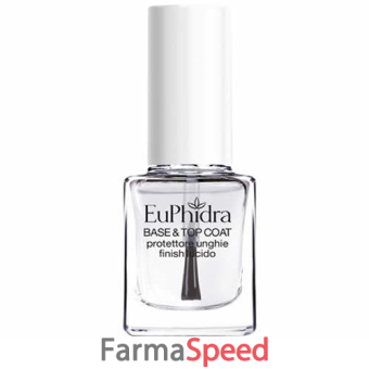 euphidra base&top coat protettivo unghie lucido 10 ml