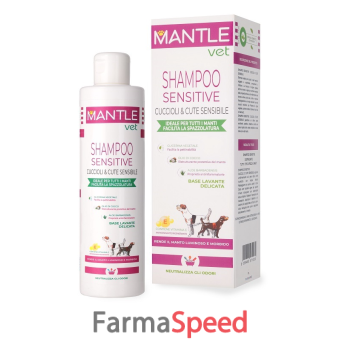 mantle vet shampoo cuccioli e cute sensibile 250 ml