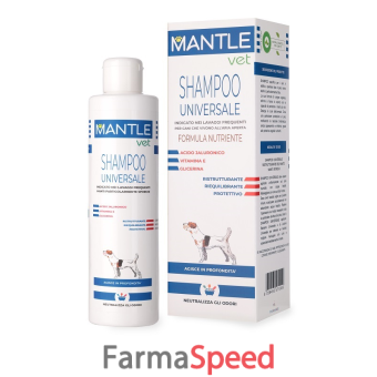 mantle vet shampoo universale 250 ml