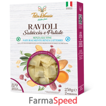 pasta venezia ravioli salsiccia patate senza glutine stab 250 g