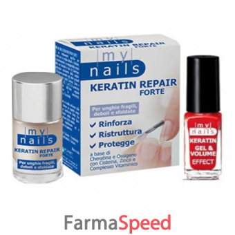 my nails keratin repair forte 10 ml + keratin gel omaggio
