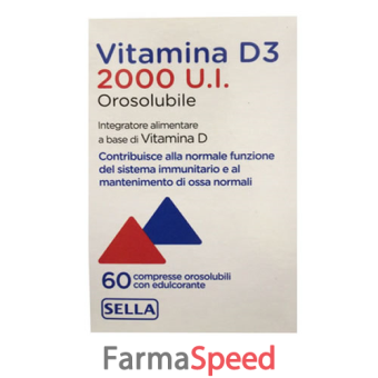 vitamina d3 2000ui orosolubile 60 compresse