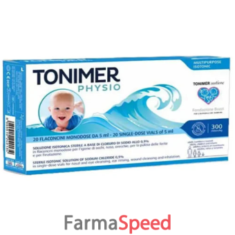 tonimer physio monodose soluzione isotonica multifunzione 20 flaconcini 5 ml