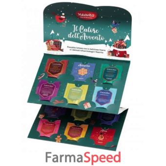 neavita calendario dell' avvento bio 18 tisane assortite healthy christmas