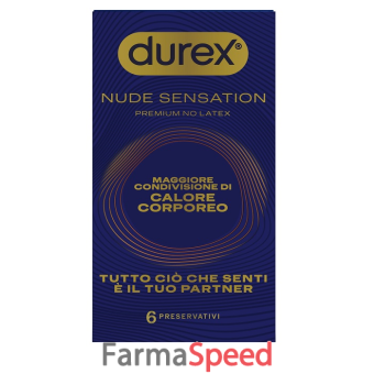 preservativo durex nude sensation 6 pezzi