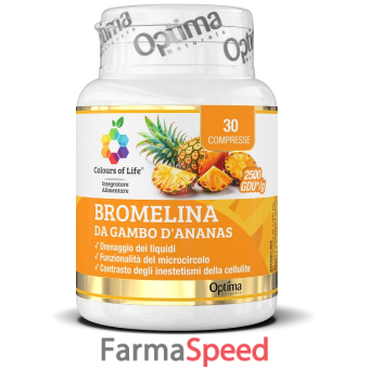 bromelina gambo ananas 30 compresse
