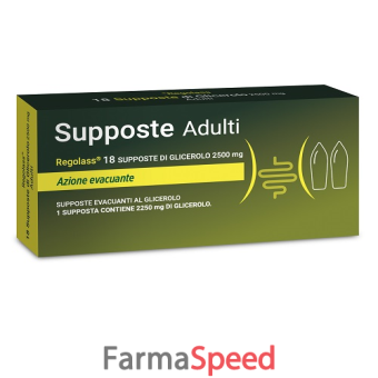 supposte adulti glicerolo 2500 mg laboratorio della farmacia 18 pezzi