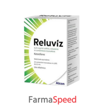 reluviz collirio 25 flaconcini monodose