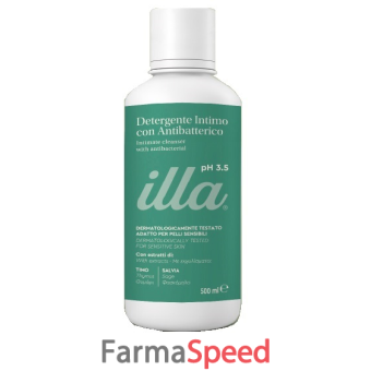 illa detergente intimo antibatterico ph 3,5 500 ml