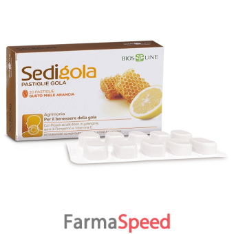 apix sedigola miele arancia 20 pastiglie