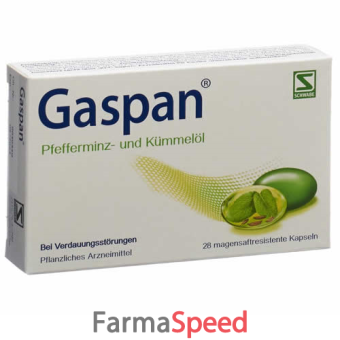 gaspan*28 cps molli gastroresistenti 90 mg + 50 mg