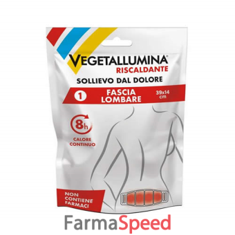 vegetallumina fascia lombare riscaldante 1 pezzo