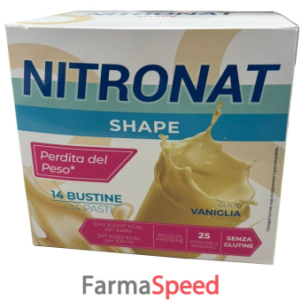 nitronat shape vaniglia 14 bustine