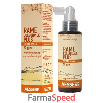 rame colloidale plus spray 20ppm 100 ml
