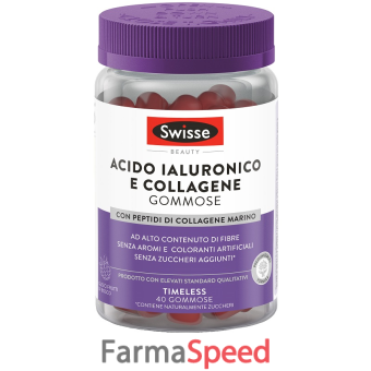 swisse acido ialuronico & collagene 40 gommose