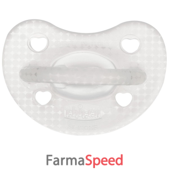 chicco gommotto luxe fluo 2-6 trasparente 1 pezzo