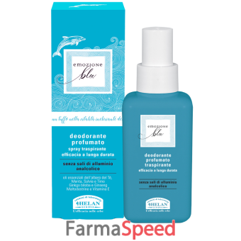 emozione blu deodorante profumato traspirante spray 100 ml