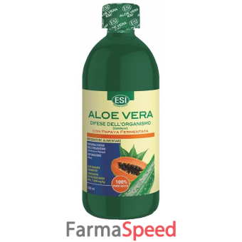 esi aloe vera difese dell'organismo sambuco con papaya fermentata succo 500 ml