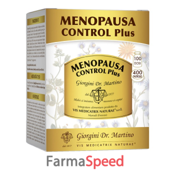 menopausa control plus 400 pastiglie