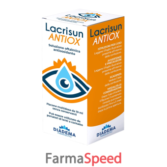 lacrisun antiox soluzione oftalmica antiossidante occhi flacone multidose 10 ml