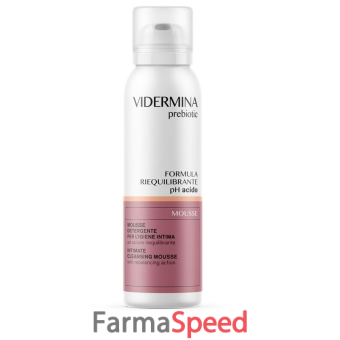 vidermina prebiotic mousse 150 ml nuova formula